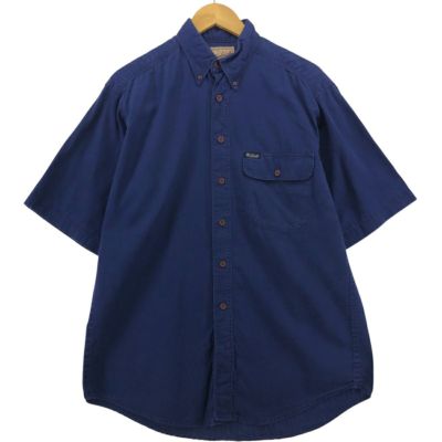 古着 80年代 ウールリッチ Woolrich 半袖シャツ メンズM相当