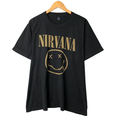 USA古着 バンドtシャツ ニルヴァーナ 黒 L〜XL バンT - メルカリ