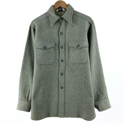 古着 70年代 ウールリッチ WOOLRICH ウールシャツジャケット USA製