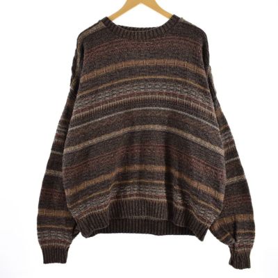 古着 LIBERTY SWEATERS 総柄 コットンニットセーター USA製 メンズXXL ...