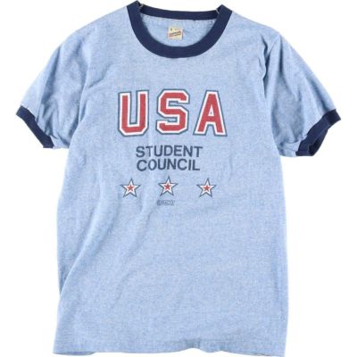 古着 80年代 5050 プリントTシャツ USA製 レディースS ヴィンテージ