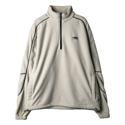 90s UMBRO アンブロ ハーフジップポロ 古着 90年代 アンブロ UMBRO ハーフジップ フリースプルオーバー