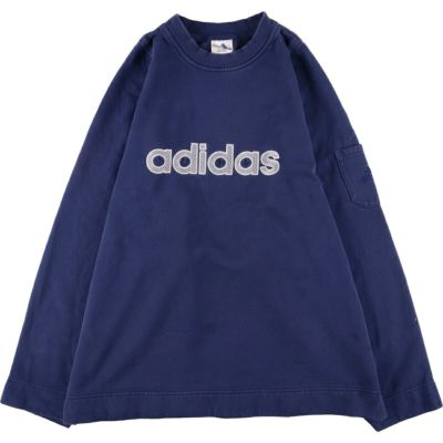 古着 90年代 アディダス adidas トレフォイルロゴ ロゴスウェット