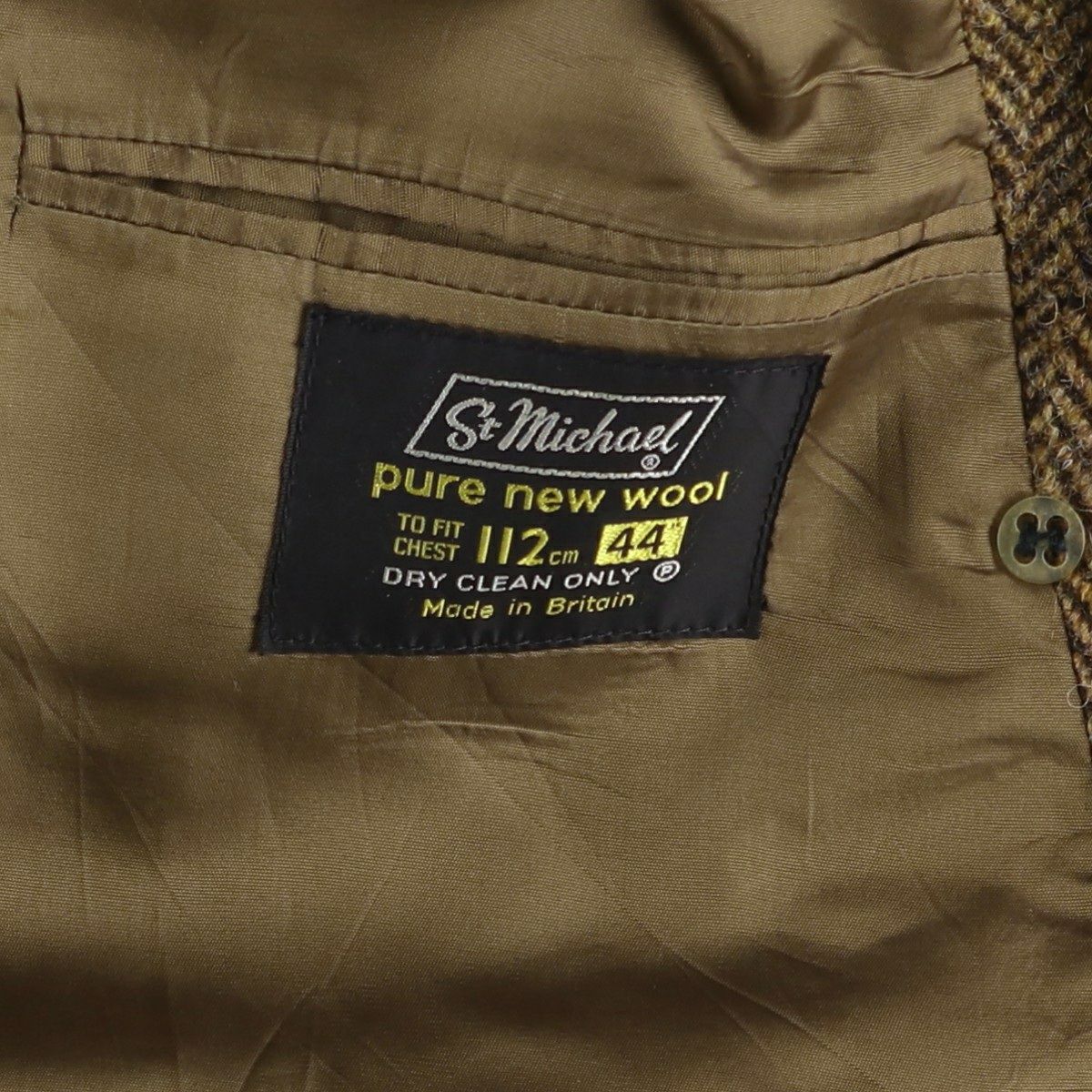 古着 セントマイケル St.Michael Harris Tweed ハリスツイード
