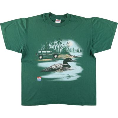 古着 90年代 ヘインズ Hanes HEAVYWEIGHT 50/50 アドバタイジングTシャツ メンズL相当 ヴィンテージ /eaa460778 【中古】 【240714】