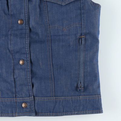 70s LEVI'S リーバイス SKI ダウンベスト オレンジ Levi's - 70's スキーリーバイス ヴィンテージ ダウンベスト