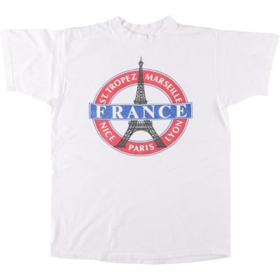 古着 90年代 TENNESSEE RIVER プリントTシャツ USA製 メンズM