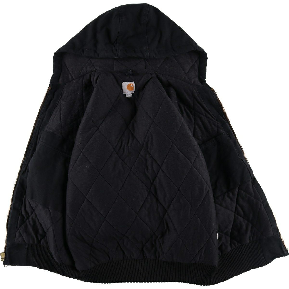 古着 カーハート Carhartt アクティブジャケット 中綿入り ダック
