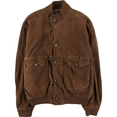 古着 80年代 SHARON FURS バルスタージャケット スエードレザー