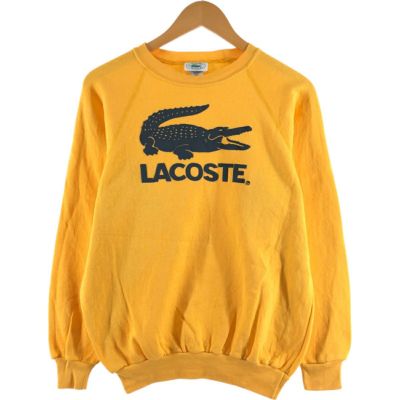 古着 80年代 ラコステ LACOSTE IZOD ロゴスウェットシャツ