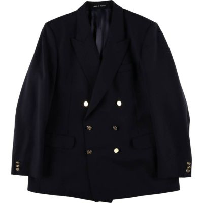 古着 ヴァレンティノ VALENTINO ダブルブレスト ピークドラペル