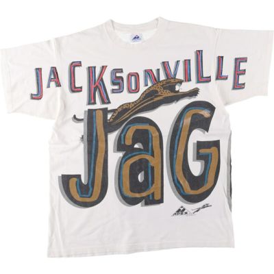 90年代 NFL JAGUARS ハーフジップ スタジアムジャケット 話題の行列 NFL L ジャケット アメリカンフットボール ウォーム