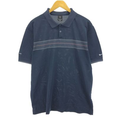 古着 ナイキ NIKE GOLF ゴルフ FITDRY 半袖 ポロシャツ メンズM