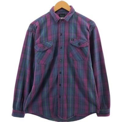 古着 ミスターレッグス Mr.Leggs 長袖 フランネルチェックシャツ