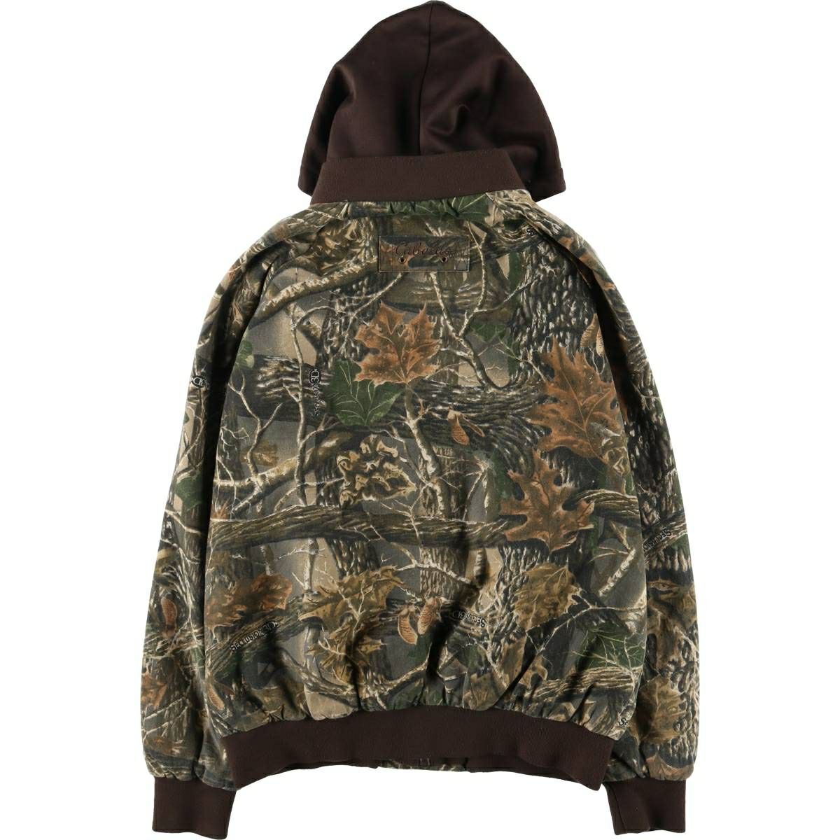 古着 90～00年代 カベラス Cabelas 迷彩柄 フード付き リアルツリー