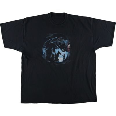 古着 ヒックとドラゴン 映画 ムービーTシャツ メンズXL相当 古着 ヒックとドラゴン 映画 ムービーTシャツ メンズXL相当