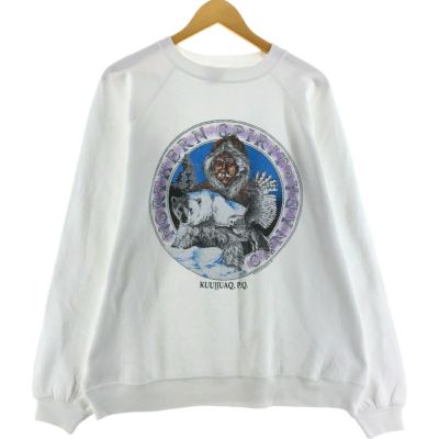 古着 90年代 ヘインズ Hanes プリントスウェットシャツ トレーナー USA製 メンズXL相当 ヴィンテージ /eaa489826 【中古】 【250113】