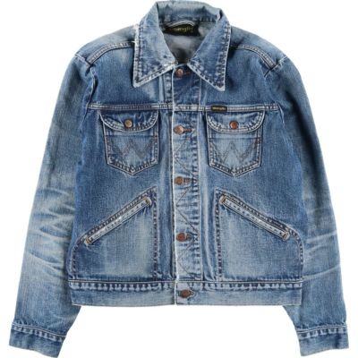 80’s 90’s ラングラー　デニムジャケ ヴィンテージ 加工 デッドストック Wrangler（ラングラー） 古着 80~90年代 Wrangler AUTHENTIC WESTERN