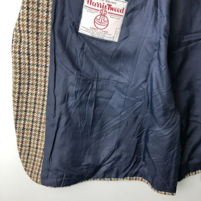 ★英国製 L相当★ Dunn&Co × HARRIS TWEED チェック 楽天市場】60's ビンテージ □ DUNN&Co ハリスツイード 3ボタン