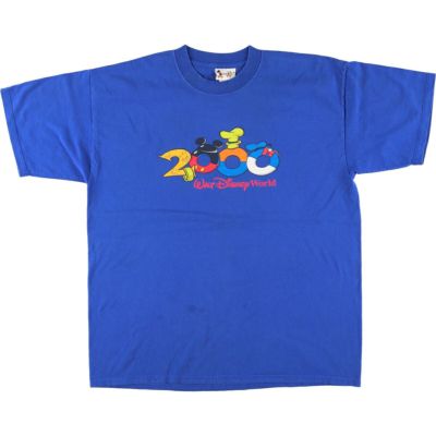 90s ディズニーランド マジックキングダム Tシャツ ミッキー とても可愛い両面プリント