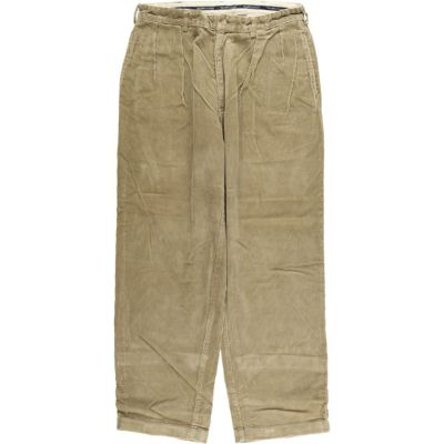 おそらく80s あべこべコーデュロイパンツ 激レア TALON アーカイブ 古着 ラルフローレン Ralph Lauren POLO RALPH LAUREN ANDREW PANT 太