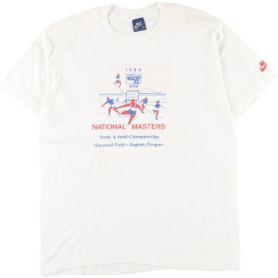 古着 90年代 ナイキ NIKE 銀タグ スポーツプリントTシャツ USA製