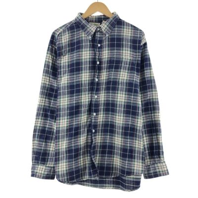 古着 ウールリッチ WOOLRICH チェック柄 長袖 フランネルシャツ メンズ