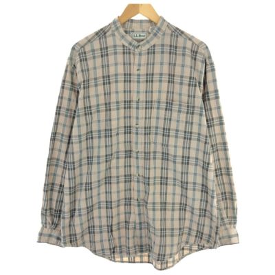 古着 00年代 エルエルビーン L.L.Bean 長袖 コットンシャツ