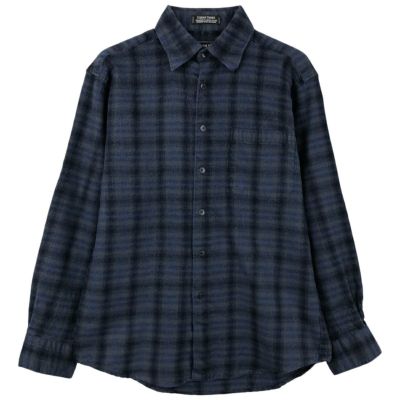 Y*i様 PENDLETON ペンドルトン ボードシャツ チェック 長袖 Lサイ 美品 ペンドルトン オンブレ チェック ウール 長袖 ボードシャツ 黒