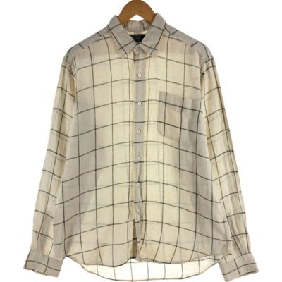 【中古美品】RALPH LAUREN リネンシャツ RALPH LAUREN(ラルフローレン) リネン混バンドカラーシャツ