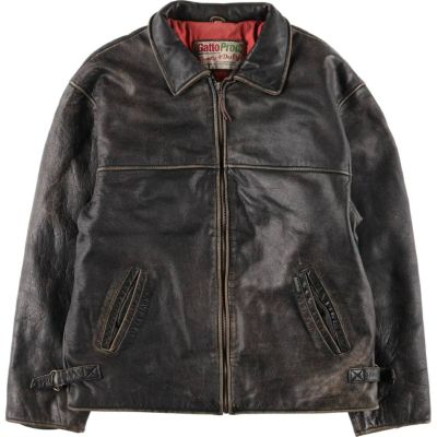 古着 American Classics 中綿入り スイングトップタイプ レザー