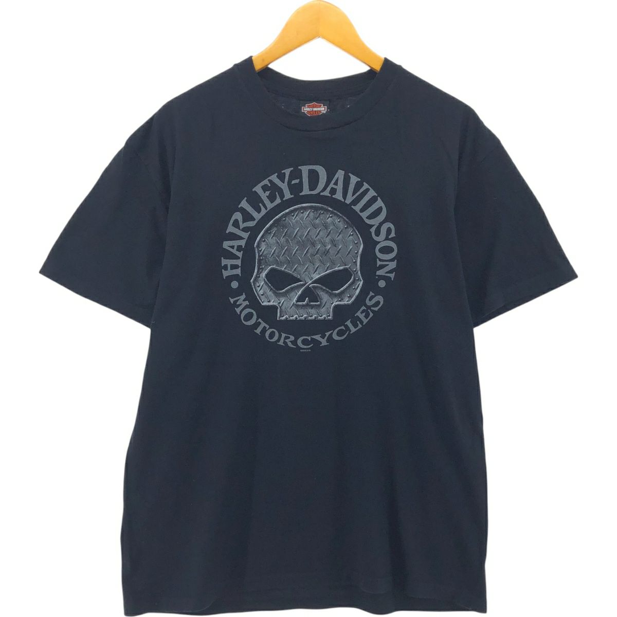 古着 ハーレーダビッドソン Harley-Davidson ドクロ柄 スカル柄  