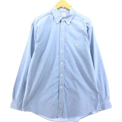 極美品　ブルックスブラザーズ　ボウタイブラウス　長袖シャツ　コットン　薄手　M 古着 ブルックスブラザーズ Brooks Brothers 346 ワイドカラー