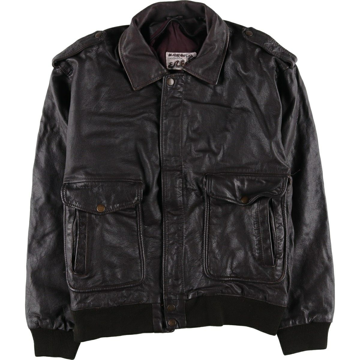 古着 ショット SCHOTT A-2タイプ レザーフライトジャケット USA製