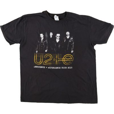 古着 U2 ユートゥー 両面プリント バンドTシャツ バンT メンズL 