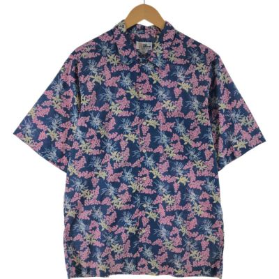 美品】レインスプーナー　アロハシャツ　80s　ヌードタグ　金タグ　USA製　総柄 reyn spooner 古着 80年代 レインスプーナー 金タグ ヌードタグ