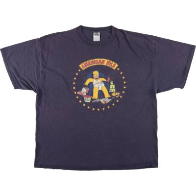 90s THE SIMPSONS シンプソンズ キャラクターTシャツ L 90s The Simpsons シンプソンズ キャラクターTシャツ 白 L