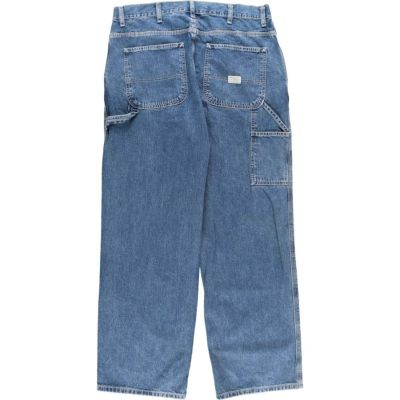 古着 90年代 ROEBUCKS バットダイ デニムペインターパンツ