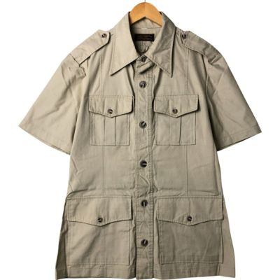 古着 90年代 エディーバウアー Eddie Bauer 半袖 サファリシャツ メンズL ヴィンテージ /eaa446257 【中古】 【240503】