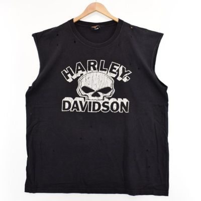 古着 ハーレーダビッドソン Harley-Davidson 両面プリント モーター