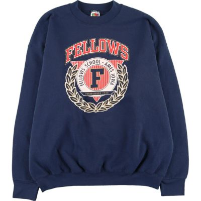 古着 00年代 フルーツオブザルーム FRUIT OF THE LOOM カレッジスウェットシャツ トレーナー メンズXL /eaa389742 【中古】 【240207】 ss2503_50