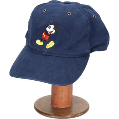 ミッキー ジェットキャップUSA製 古着 アメリカ製 ディズニー