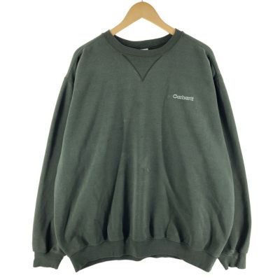 古着 カーハート Carhartt ロゴスウェット トレーナー メンズXL