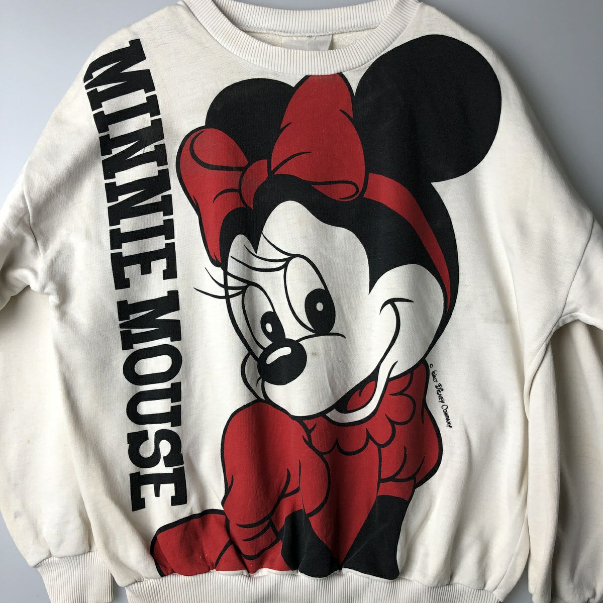 古着 90年代 MINNIE MOUSE ミニーマウス 大判プリント キャラクター