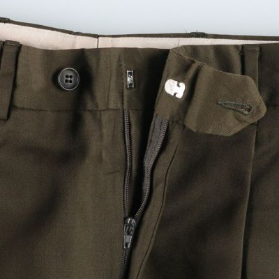 古着 JONES NEW YORK ツータック ウールパンツ スラックス カナダ製