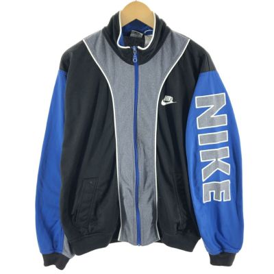 古着 90年代 ナイキ NIKE 銀タグ ジャージ トラックジャケット メンズL