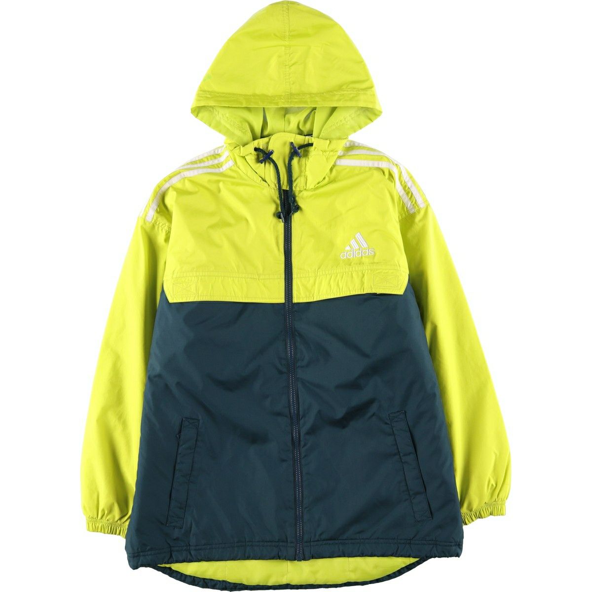 古着 90年代 アディダス adidas 中綿パーカー パファージャケット