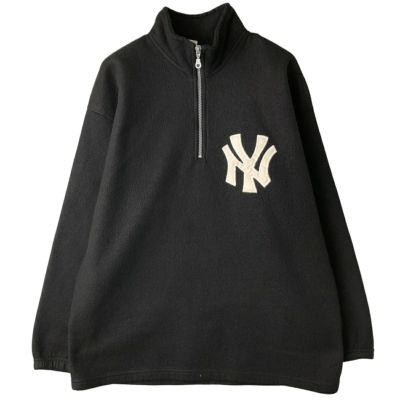 古着 MLB NEWYORK YANKEES ニューヨークヤンキース ハーフジップ