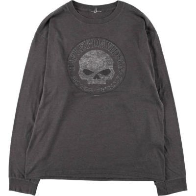 古着 ハーレーダビッドソン Harley-Davidson ドクロ柄 スカル柄