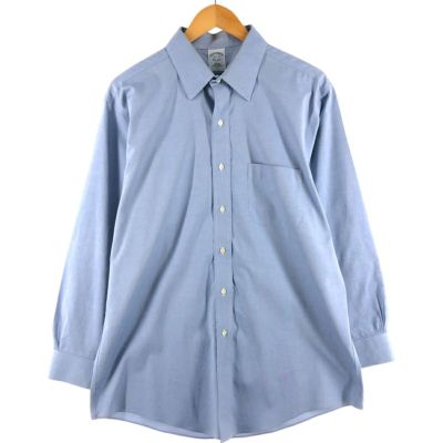 古着 ブルックスブラザーズ Brooks Brothers SLIM FIT 長袖 コットンシャツ メンズL相当 /eaa510160 【中古】 【241229】
